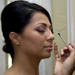 Perfecting the liner to Bride Veronica!